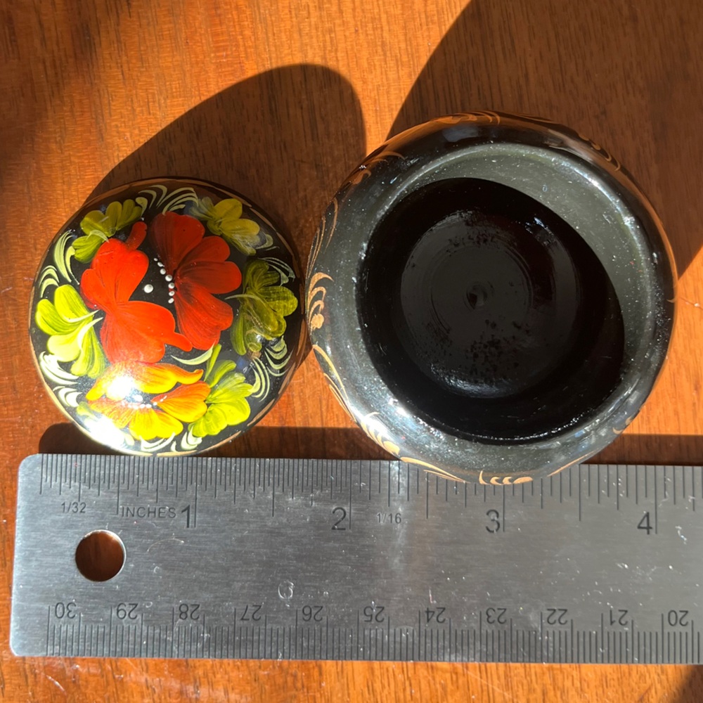 Handcrafted Floral Accent Box - Picture 5 of 9